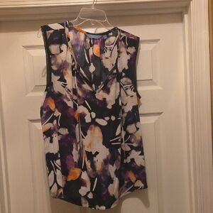 Simply Vera Vera Wang Multicolor Sleeveless Blouse